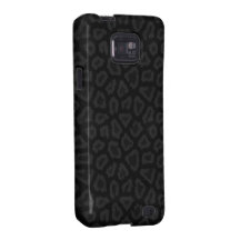 Cool Black Leopard Print Samsung Galaxy Case
