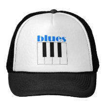 Cool blues piano hat