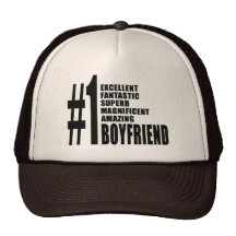 Cool Boyfriends : Number One Boyfriend Mesh Hats