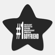 Cool Boyfriends : Number One Boyfriend Star Sticker