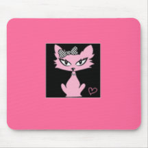 Cool Cat Mouse Pad