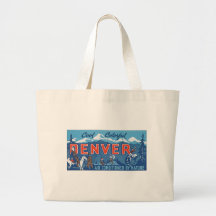 Cool Colourful Denver Canvas Bag
