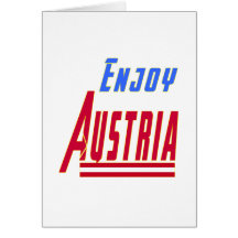 Cool Designs For Austria Greeting Cards