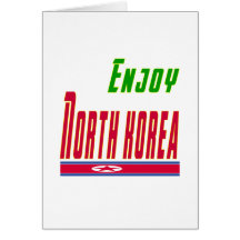 Cool Designs For North Korea Greeting Cards