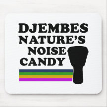 Cool djembe musical instrument designs mouse pads