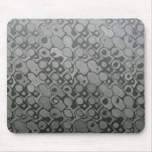Cool elegant abstract black and white mousepad