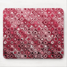 Cool elegant abstract cherry red mousepad
