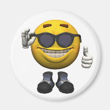 Cool Emotiguy Magnet Magnets