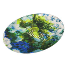 Cool Flowering Garden Melamine Plates