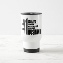 Cool gifts for Husbands : Number One Husband Coffee Mugs