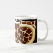 Cool Giraffe Pattern and Zebra Stripes Coffee Mugs