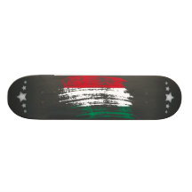 Cool Hungarian flag design Custom Skateboard