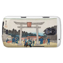 Cool japanese vintage ukiyo-e tori gate village samsung galaxy nexus cover
