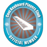 Cool Keyboard Players Club Photo Cut Outs