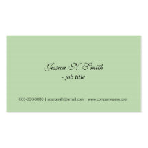 Cool, lime simple business cards.