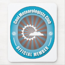Cool Meteorologists Club Mouse Mat