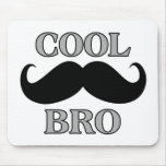 Cool Moustache Bro Mousepads