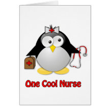Cool Nurse Greeting Card