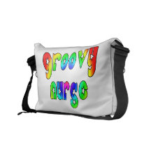 Cool Nurses Birthday Christmas Party Groovy Nurse Messenger Bags