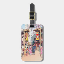 Cool oriental japanese country festival Kono Yoshi Tag For Luggage