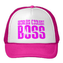 Cool Pink Gifts for Bosses : Worlds Coolest Boss Mesh Hats