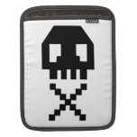 Cool Pixel Skull iPad Sleeve