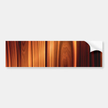 Cool Polished Wood Look Bumper Sticker