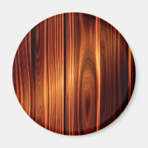 Cool Polished Wood Look Fridge Magnet