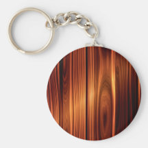 Cool Polished Wood Look Keychain