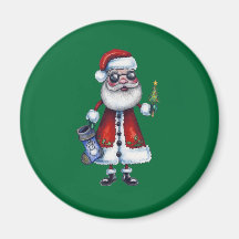 Cool Santa Claus Fridge Magnets