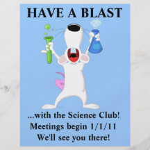 Cool Science Club Flyer