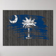 Cool South Carolinian flag design Posters