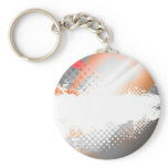 Cool Splatter Halftone Background keychains