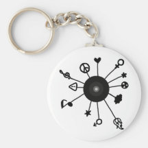 Cool Sun Design! Keychain