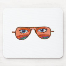 Cool Sunglasses Eyes 1 Mousepads