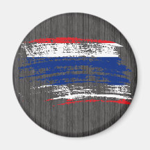 Cool Thai flag design Refrigerator Magnets