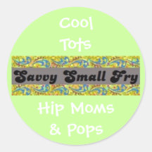 Cool Tots, Hip Moms & Pops Sticker
