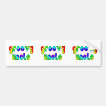 Cool Uncles Birthdays & Christmas : Groovy Uncle Bumper Sticker