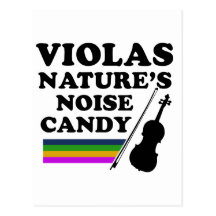 Cool Viola musical instrument designs Post Cards