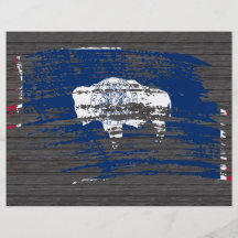 Cool Wyomingite flag design Custom Flyer