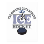 Coolest Guys Play Hockey Postcard