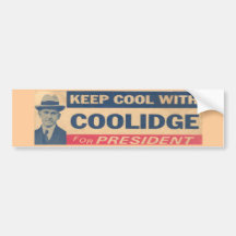 Coolidge for President Sticker Bumper Stickers
