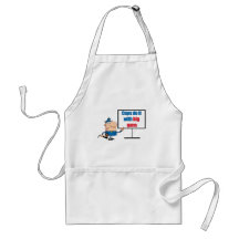 cop do it with big guns aprons