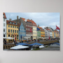 Copenhagen waterfront poster