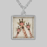 Copper & Rosa  Giraffes Necklace necklaces