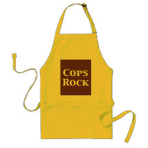Cops Rock Gifts Aprons