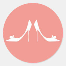 Coral Heels Sticker