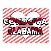 Cordova, Alabama Post Card