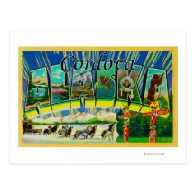 Cordova, Alaska - Large Letter Scenes Post Card