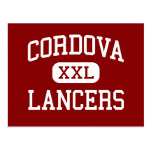 Cordova - Lancers - High - Rancho Cordova Post Card